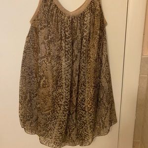 Luxe apothotique sheer tank with undershirt